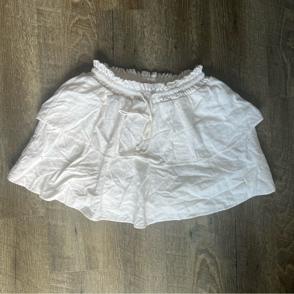 Stoney Clover Lane X Target White Ruffle Skirt Size XS
